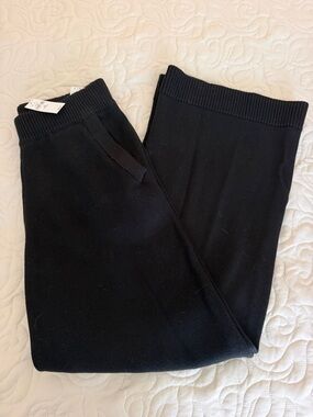 GAP Black Wide Leg Knit Pants